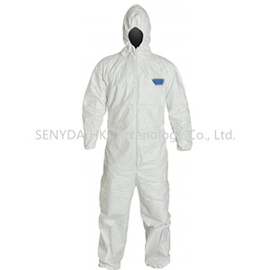 High quality Disposable isolation and pollution prevention protective suit