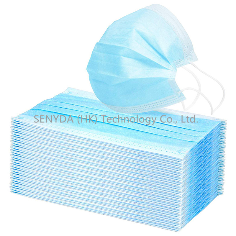 Anti-virus Dustproof 3 Ply Non-woven Face Mass Supply