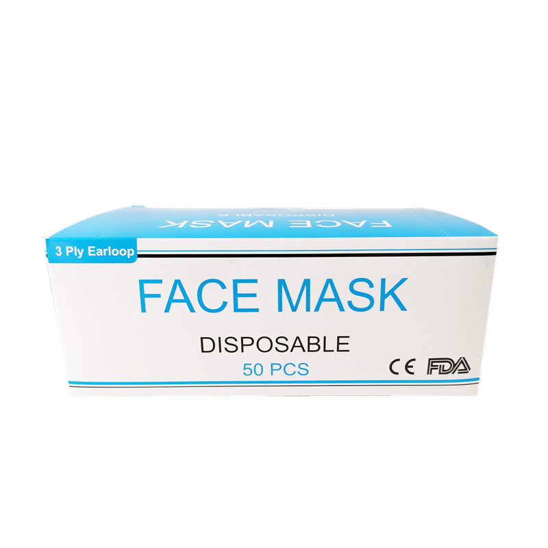 Mass Supply Disposable Anti-virus Dustproof 3 Ply Face Mask
