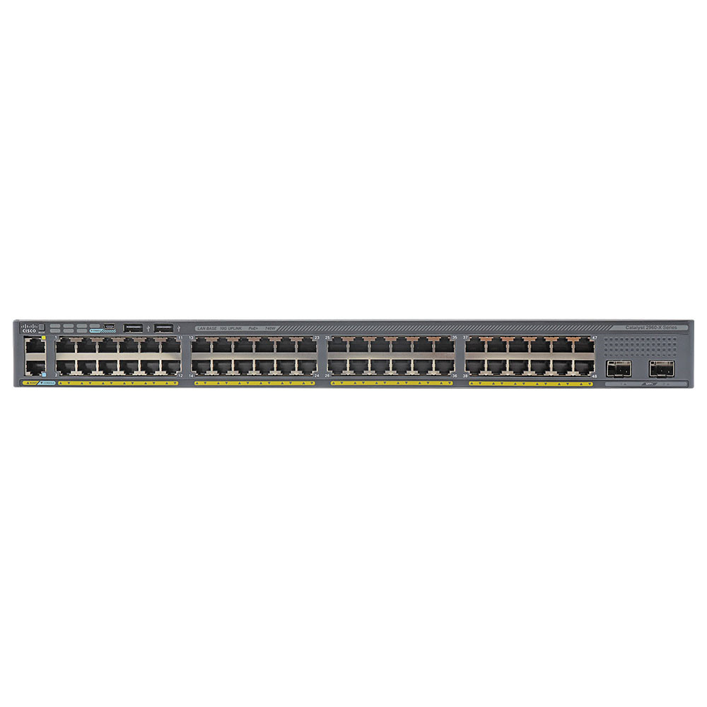 Cisco Catalyst 2960X 48 Port PoE Switch WS-C2960X-48FPD-L 
