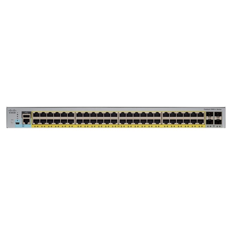 Cisco Catalyst 2960L 10G SFP+ Switch WS-C2960L-48PQ-LL