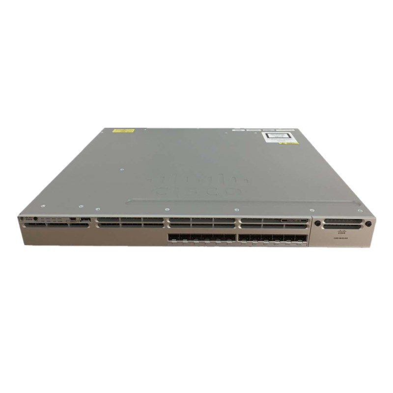 Cisco Layer 3 12 Ports Fiber Optic Switch WS-C3850-12S-E