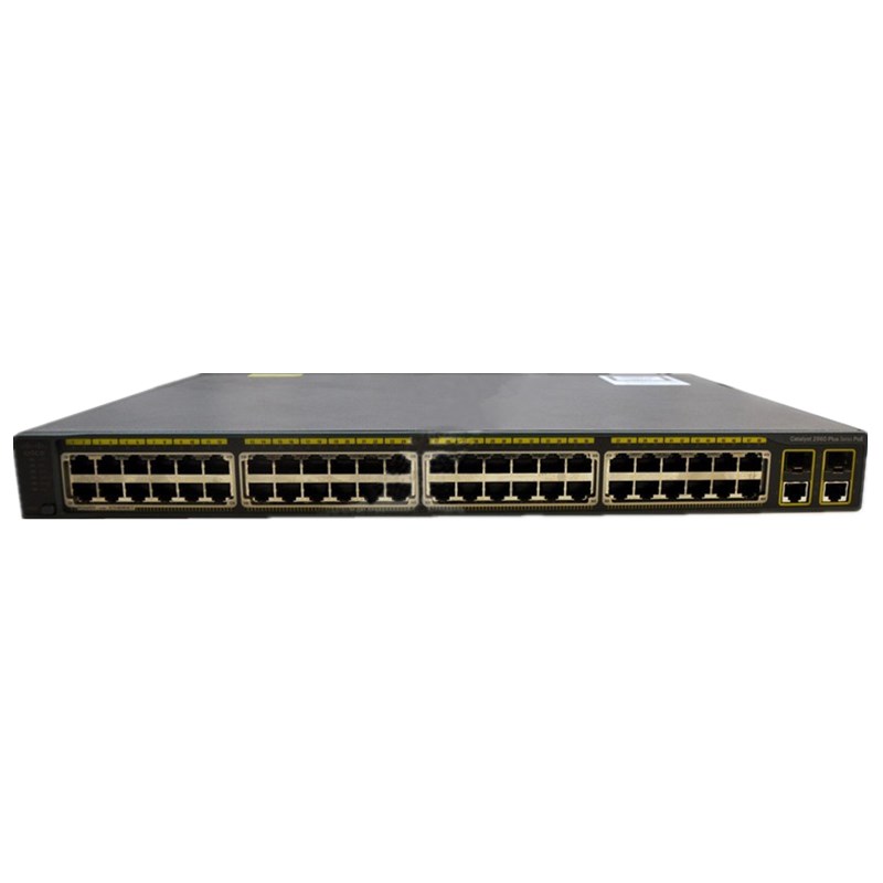 Cisco Catalyst 2960 Plus 48 Port Switch WS-C2960+48PST-L