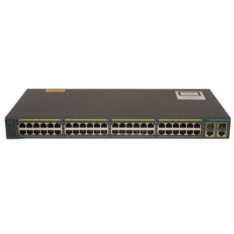 Cisco Catalyst 2960 Plus 48 Port Switch WS-C2960+48TC-S