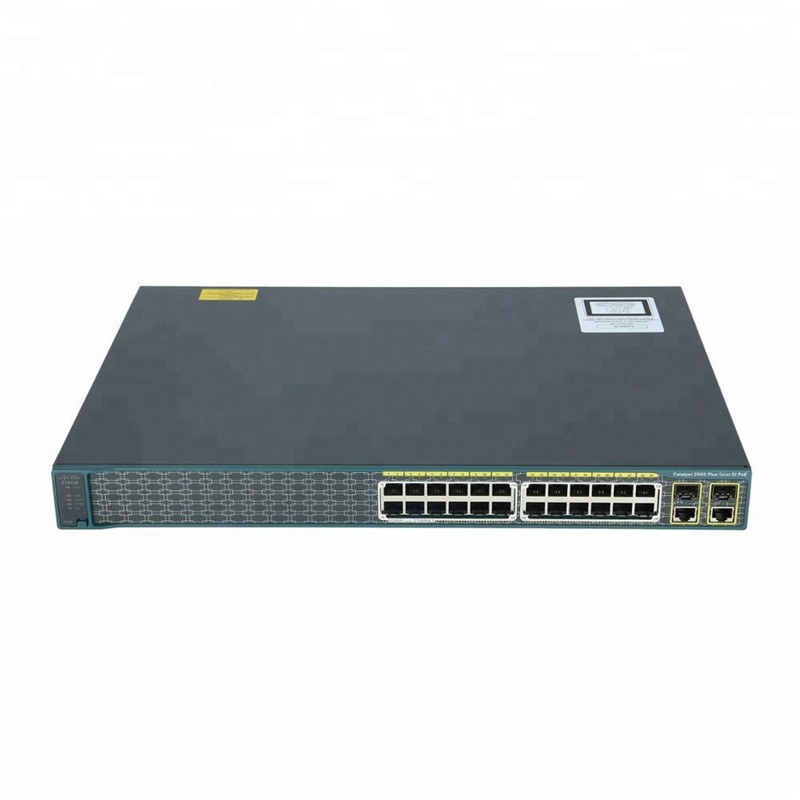 Cisco 2960 Plus 24 Port PoE Switch WS-C2960+24LC-S