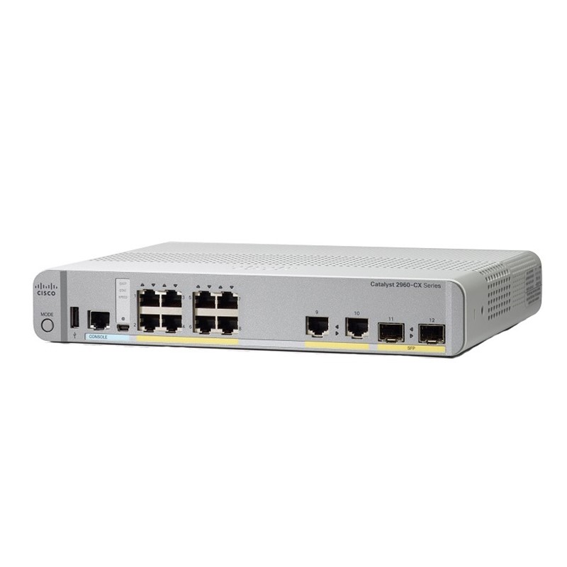 Cisco Catalyst 2960-CX 8 Port Gigabit Switch WS-C2960CX-8TC-L