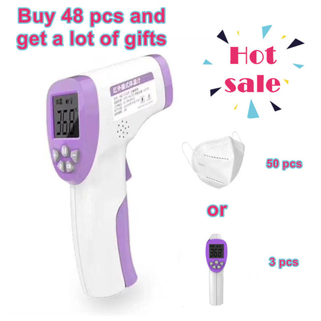 Strip Baby Adult No Touch Digital Infrared  Ear And Forehead Thermometer Gun